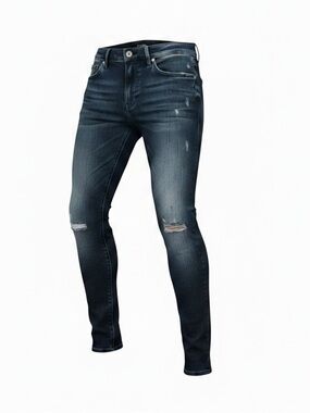 Legacy NWT Men's Skinny Ripped Jeans in Dark Blue